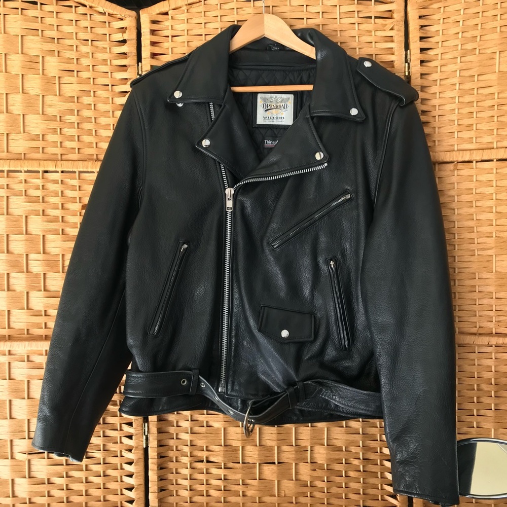 Wilson Open Road Motorcycle Leather Jacket